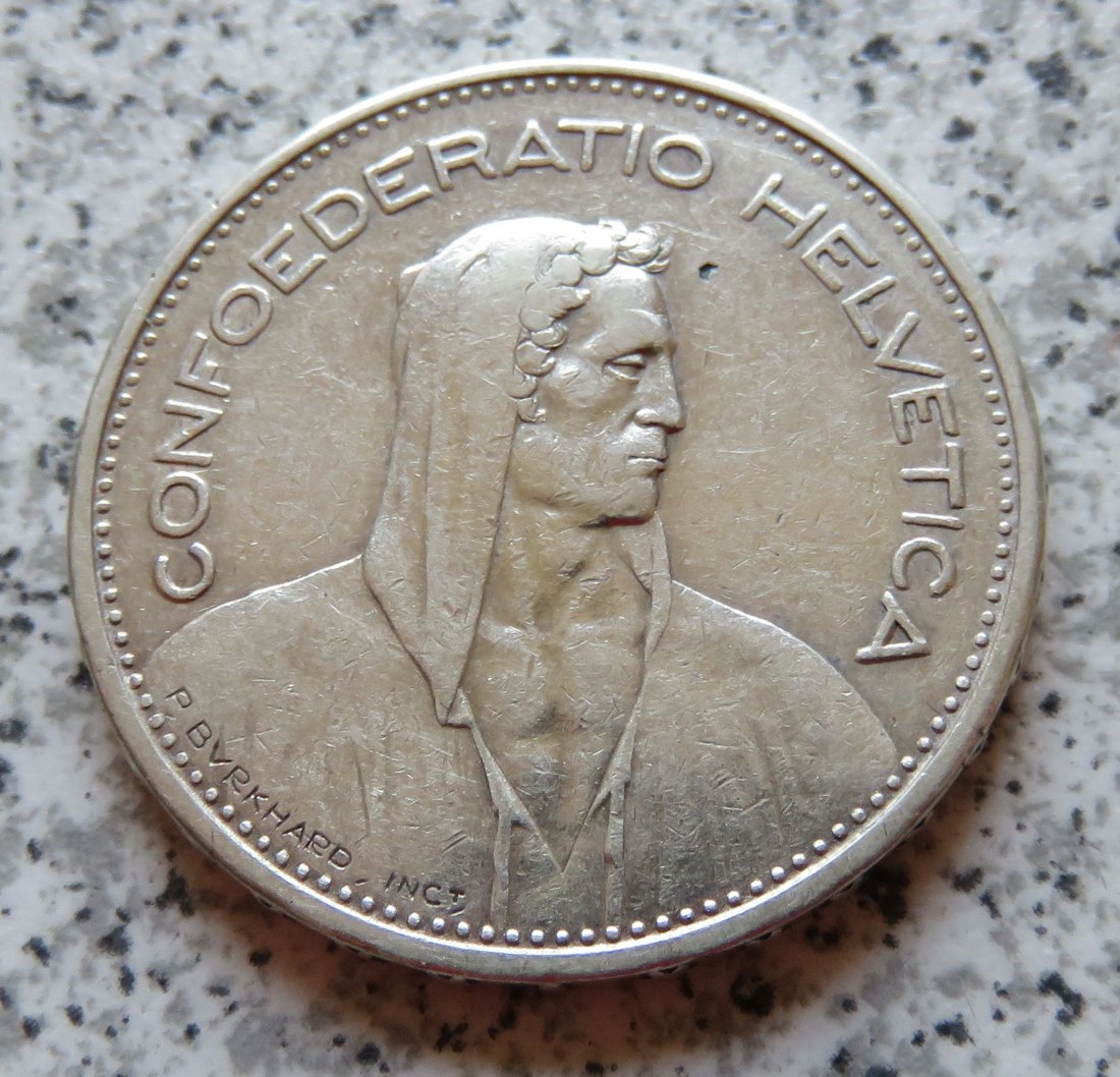 Schweiz 5 Franken 1931   