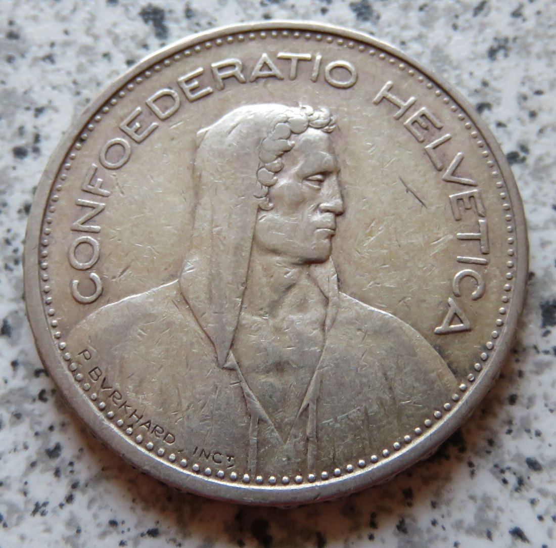  Schweiz 5 Franken 1932   