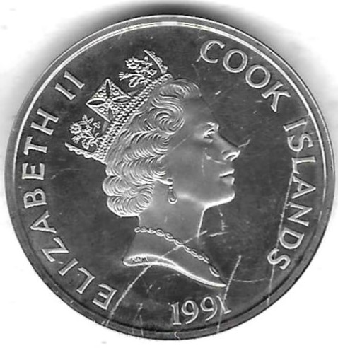  Cook Island 50 Dollar, erste transkontinentale Eisenbahn, Proof, Silber 31,1 gr. 0,925, siehe Scan   
