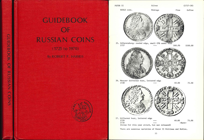  Harris, Robert P.. Guidebook of Russian Coins (1725 to 1970). 160 Seiten mit Abbildungen   
