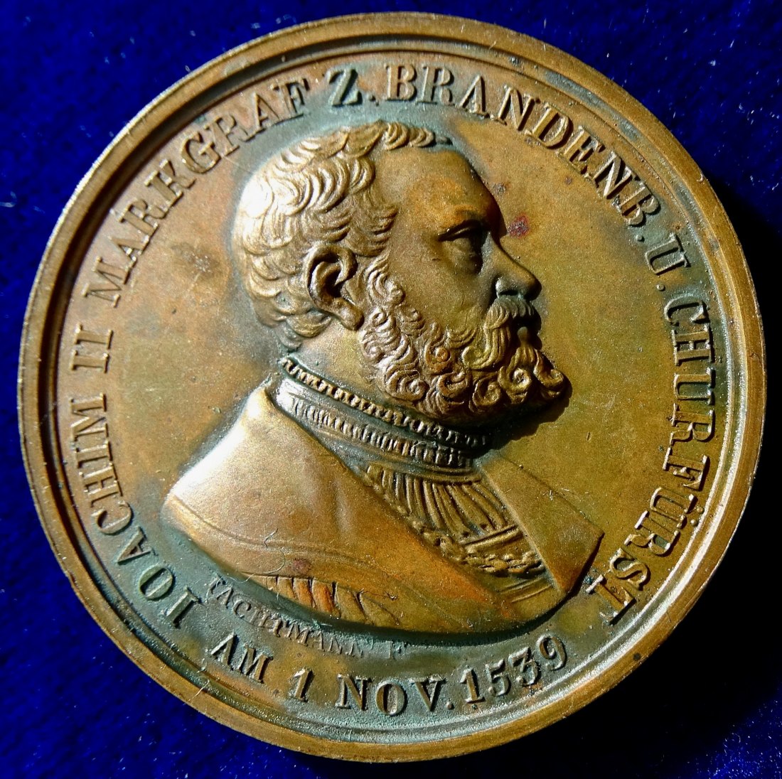  Preußen Medaille 1839 zur 300-jahrfeier der Einführung der Reformation in Brandenburg   