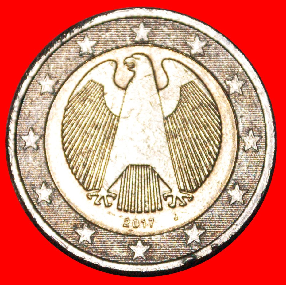  * NON-PHALLIC TYPE 2008-2023: GERMANY ★ 2 EURO 2017J! LOW START ★ NO RESERVE!   