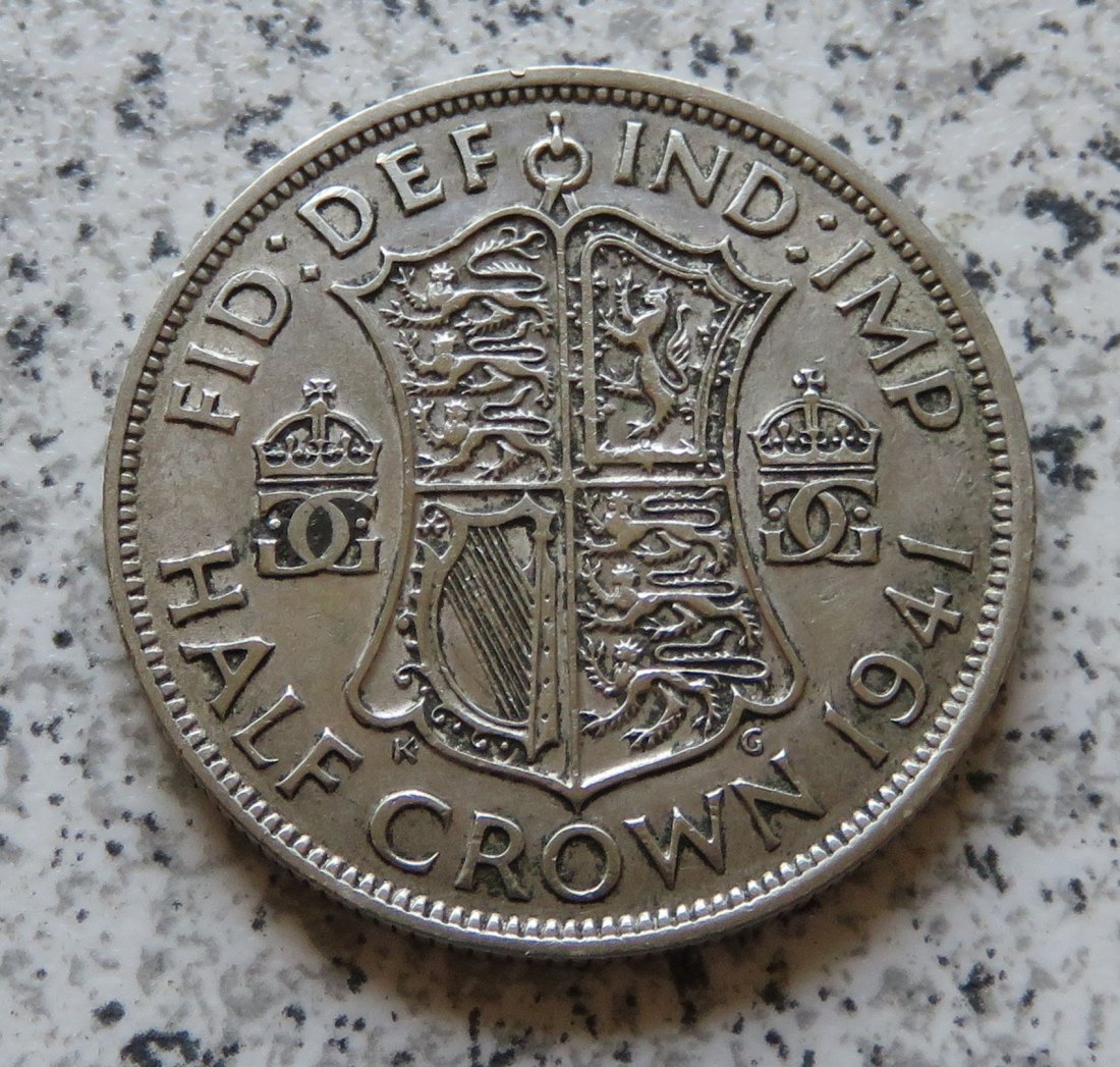  Großbritannien half Crown 1941   