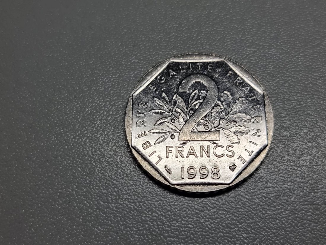  Frankreich 2 Franc 1979 Umlauf   