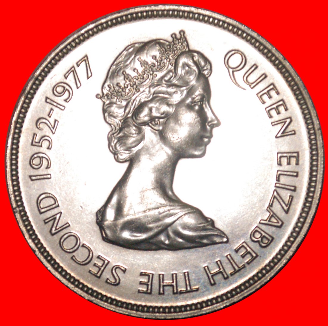  * CROWN: GUERNSEY ★ 25 PENCE 1952-1977! ELIZABETH II (1953-2022)★LOW START ★ NO RESERVE!!!   