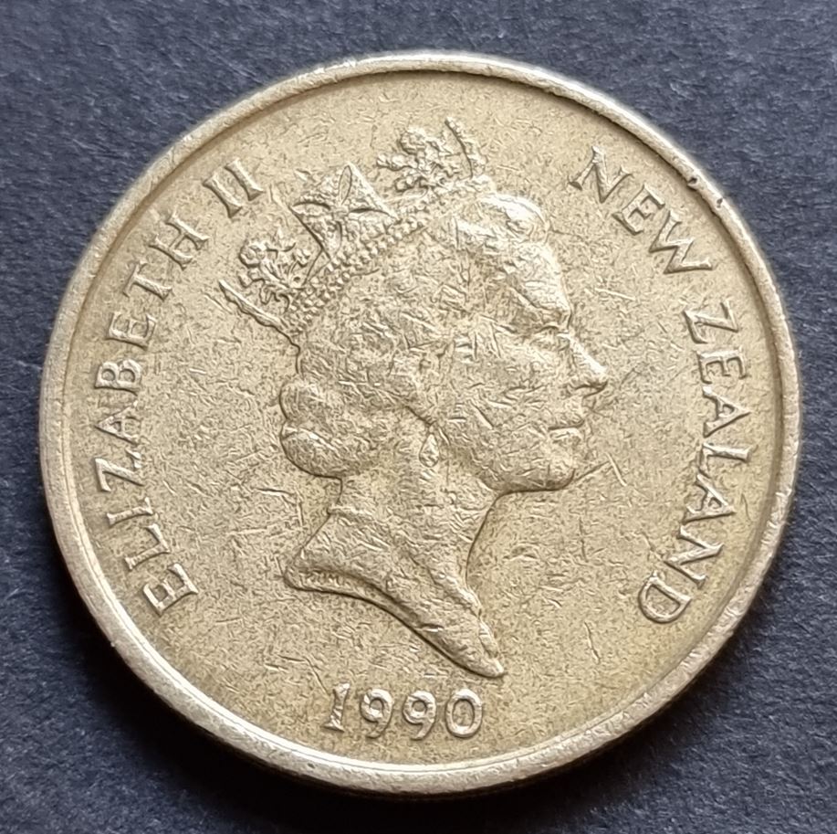  3449(3) 2 Dollars (Neuseeland / Kotuku) 1990 in ss ........................... von Berlin_coins   