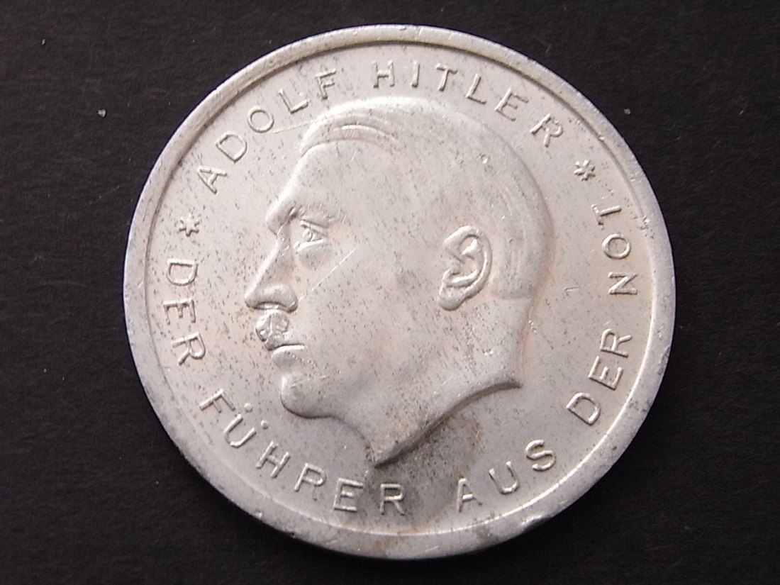  Drittes Reich Medaille Wählt AH ohne Jahr Al. 31mm   