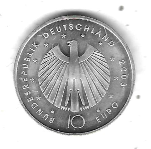  BRD 10 Euro 2004, WM 2006 in Deutschland, Silber 18 gr. 0,925, BU, siehe Scan unten   
