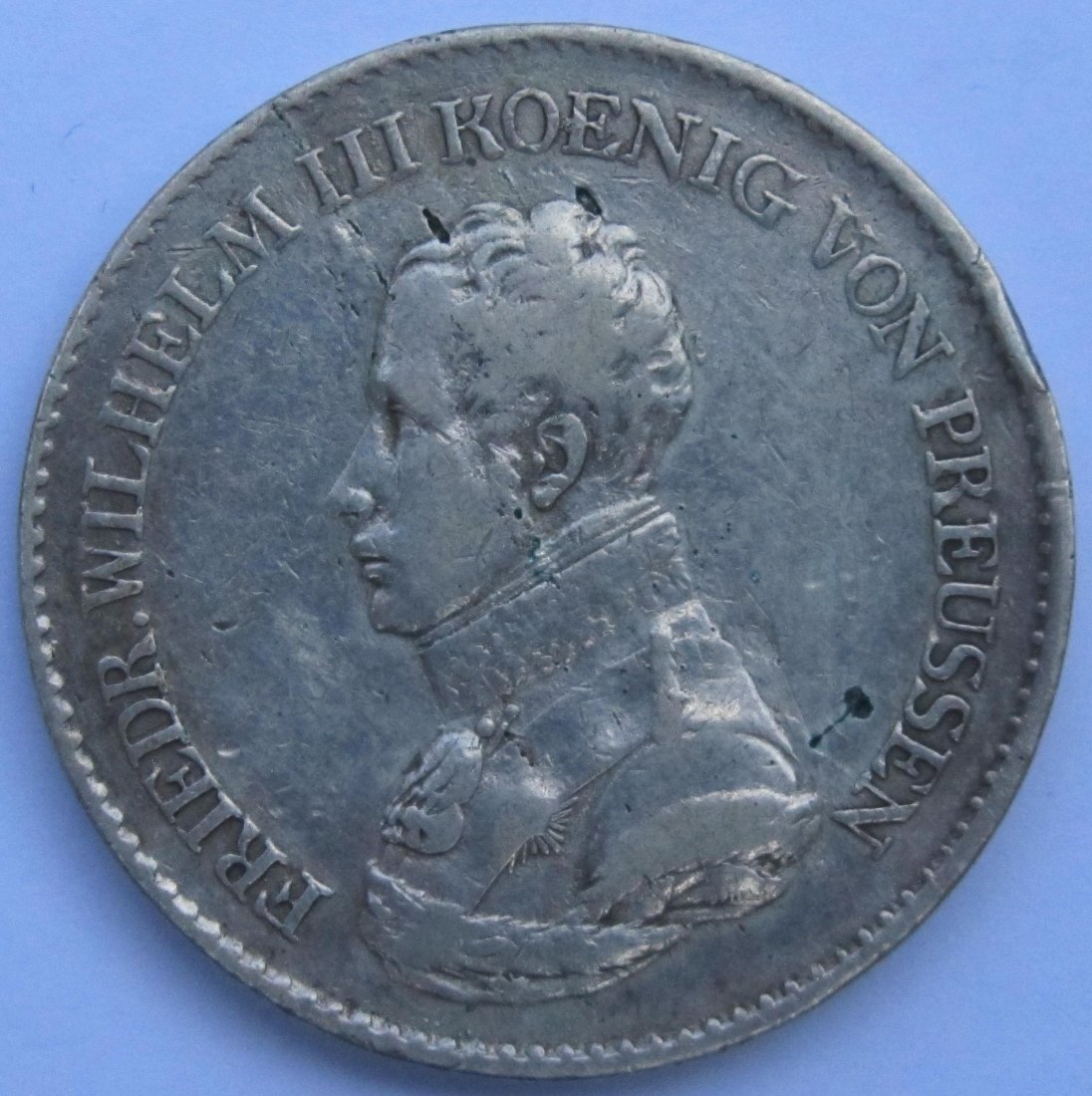  Preußen: 1 Taler Friedrich Wilhelm III. 1818 A   