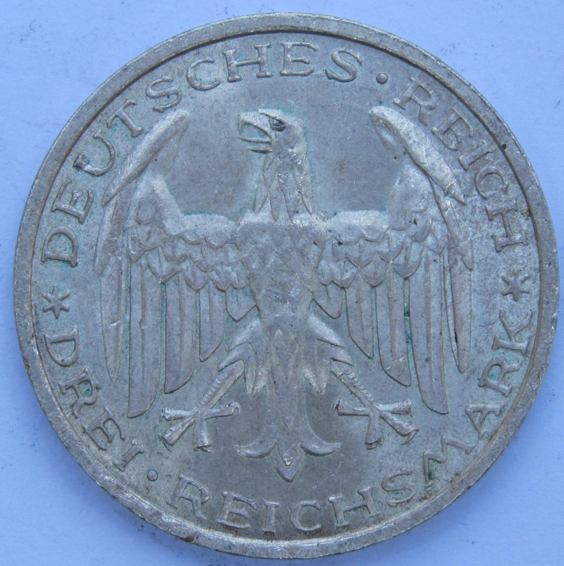  Weimarer Republik: 3 Mark Marburg (Jaeger 330), 1927   