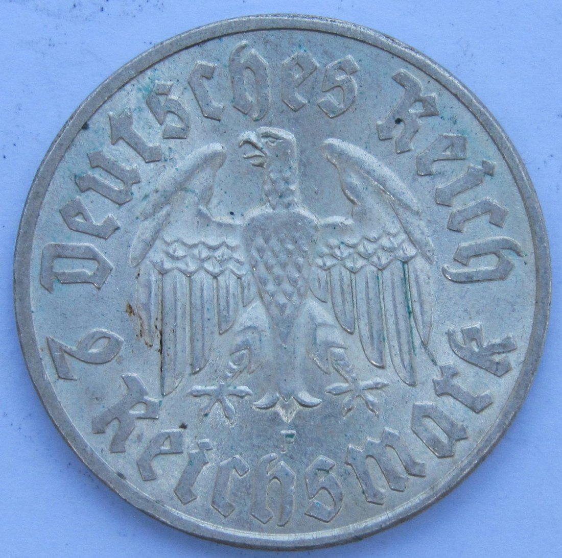  Deutsches Reich: 2 Mark Luther (Jaeger 352), 1933 F   
