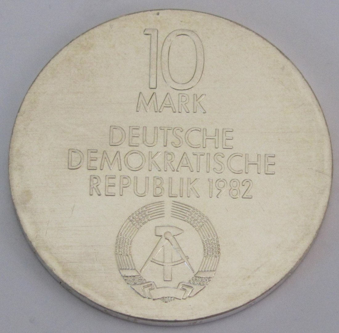  DDR: 10 Mark Gewandhaus 1982   