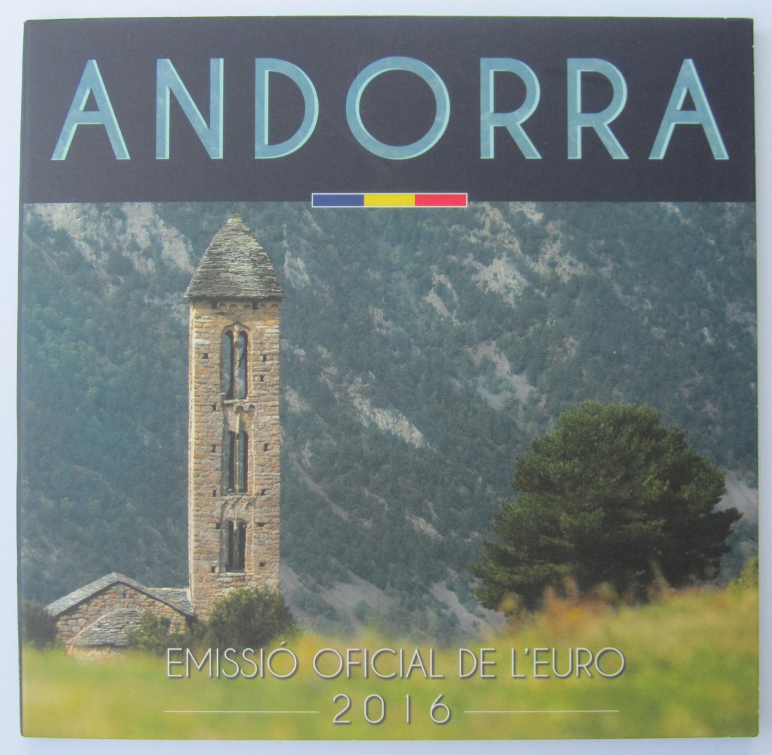  Andorra: Kursmünzensatz 2016   