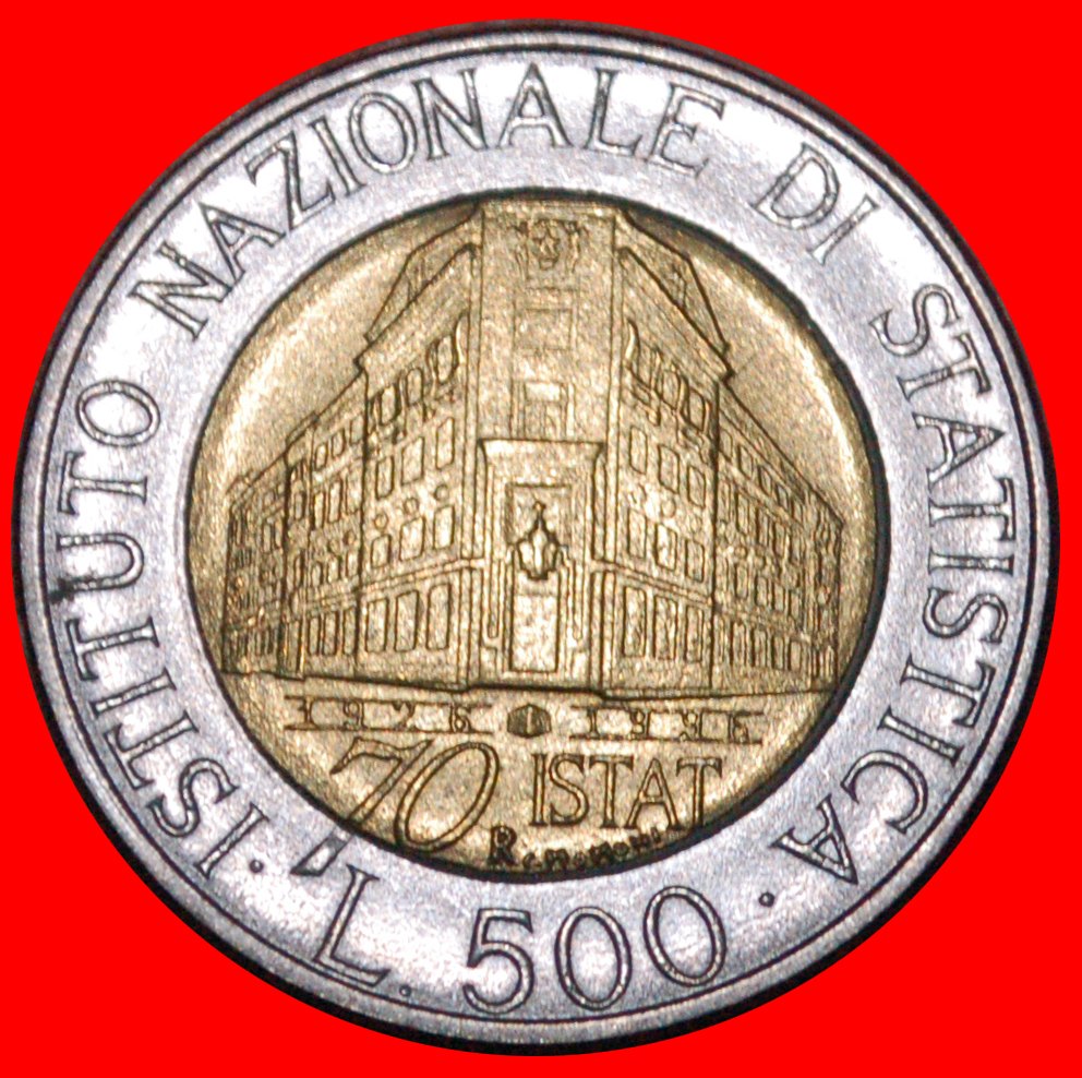  * INSTITUT: ITALIEN ★ 500 LIRE 1926-1996R! STG STEMPELGLANZ! OHNE VORBEHALT!   