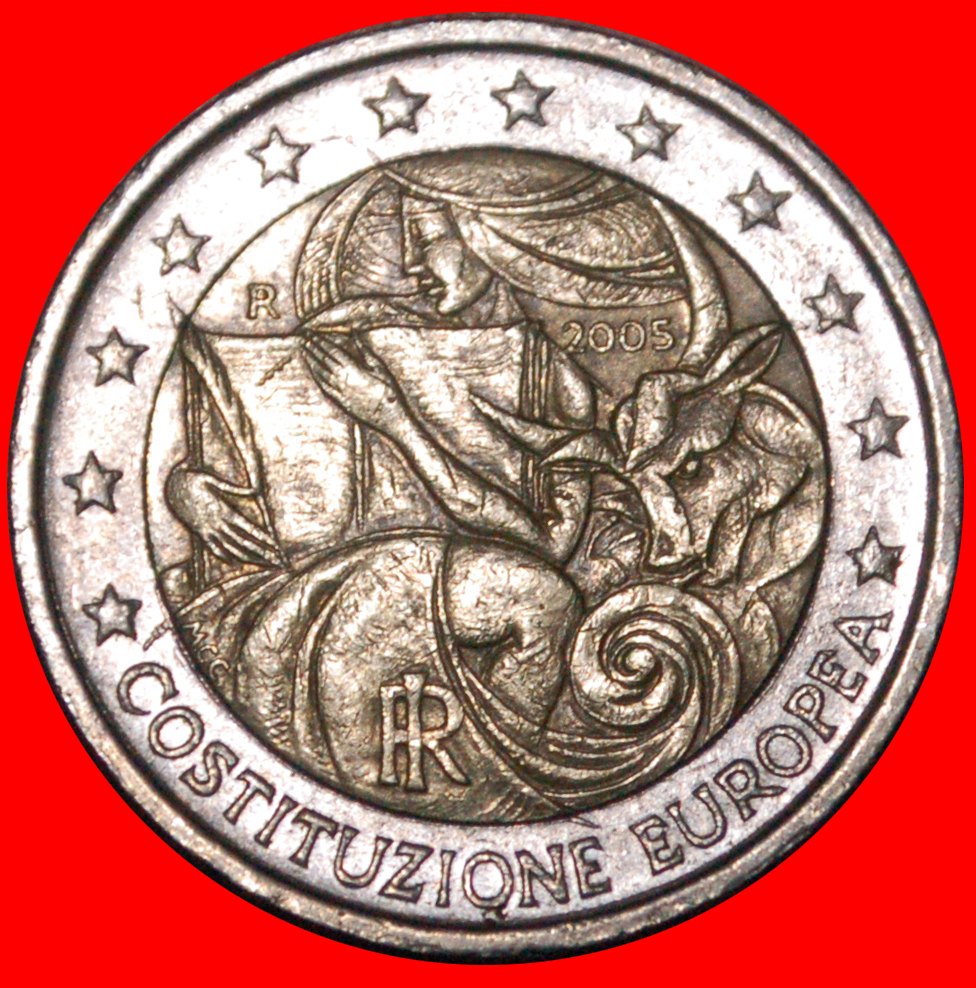  * CONSTITUTION 2004: ITALY ★ 2 EURO 2005! LOW START ★ NO RESERVE!   