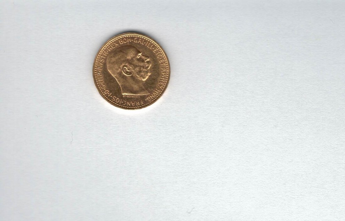  10 Kronen 1911 Franz Joseph I. Goldmünze 900/3,04g fein Österreich Spittalgold9800 (4956   