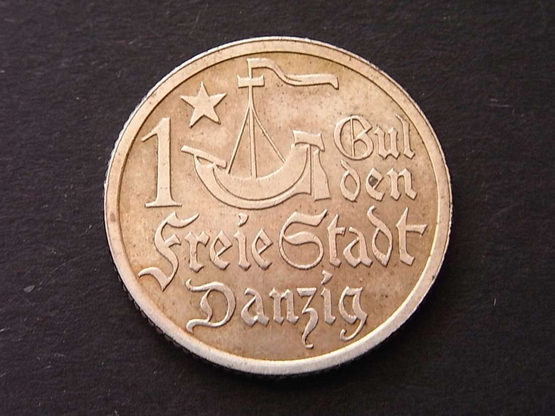  Danzig 1 Gulden 1923 ss+   