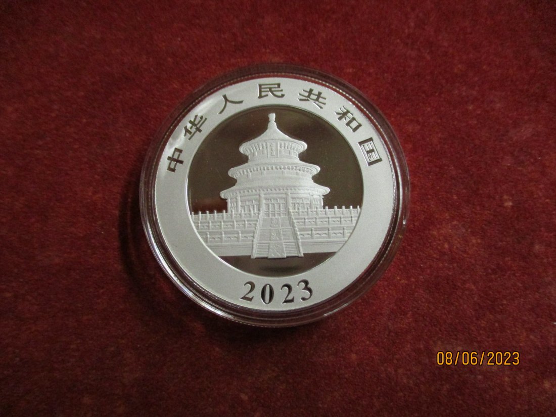 10 Yuan China Panda 2023- Silber 999er   