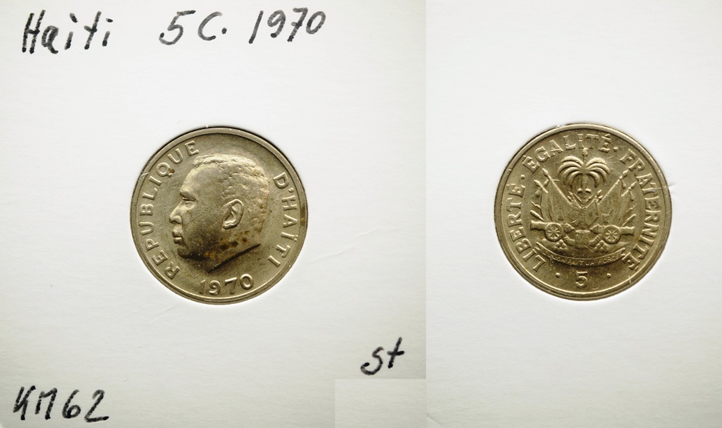  Haiti, 5 Centimes 1970   