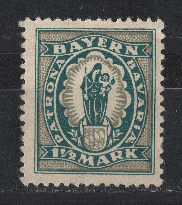  Dt. Reich 1920 Mi. 131 **postfr.  1 1/2 Mark Bayern   