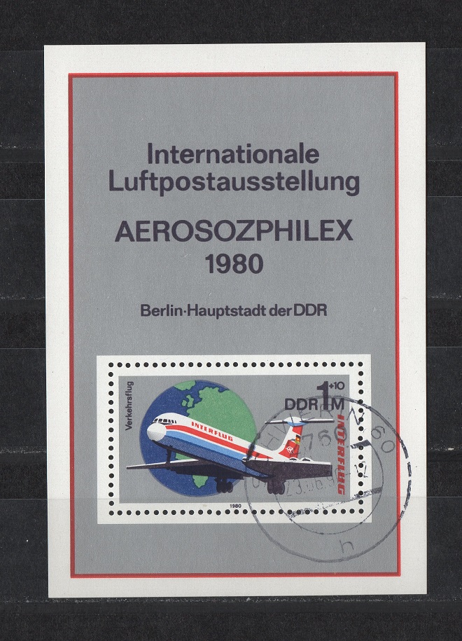  DDR 1980 Mi 2520 Block 59 **Postfrisch-gestempelt   