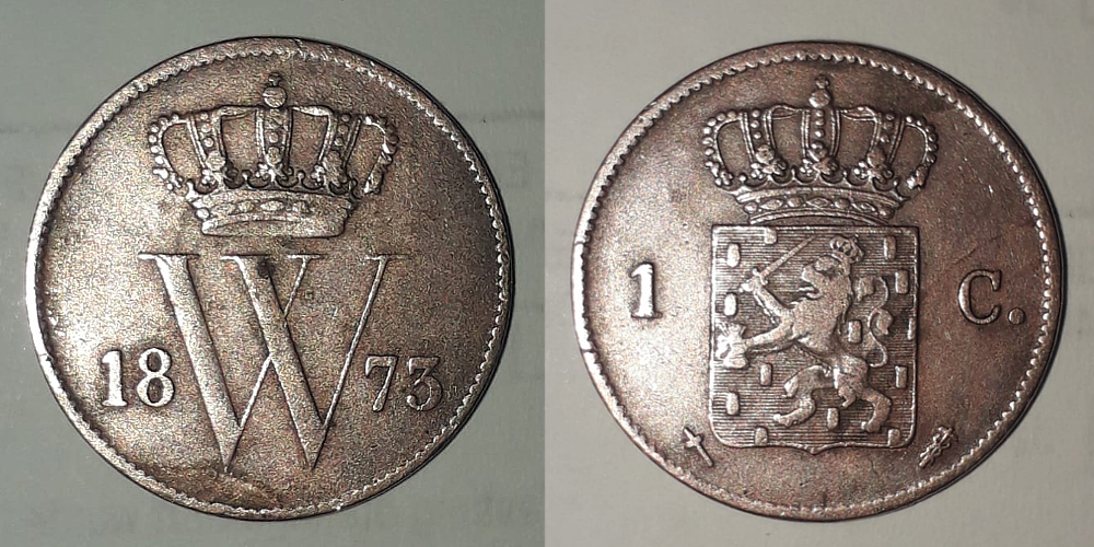  Niederlande, 1 C, 1873   