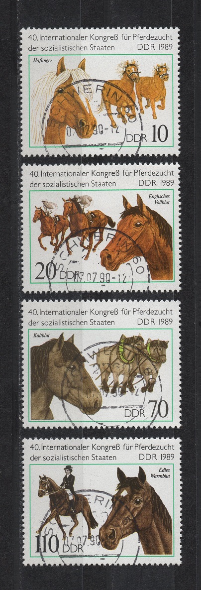  DDR 1989 Mi. 3261-3264 Kompl.Satz **Postfrisch-gestempelt   