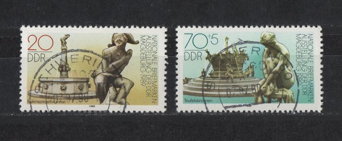  DDR 1989 Mi. 3265-3266 Kompl.Satz **Postfrisch-gestempelt   