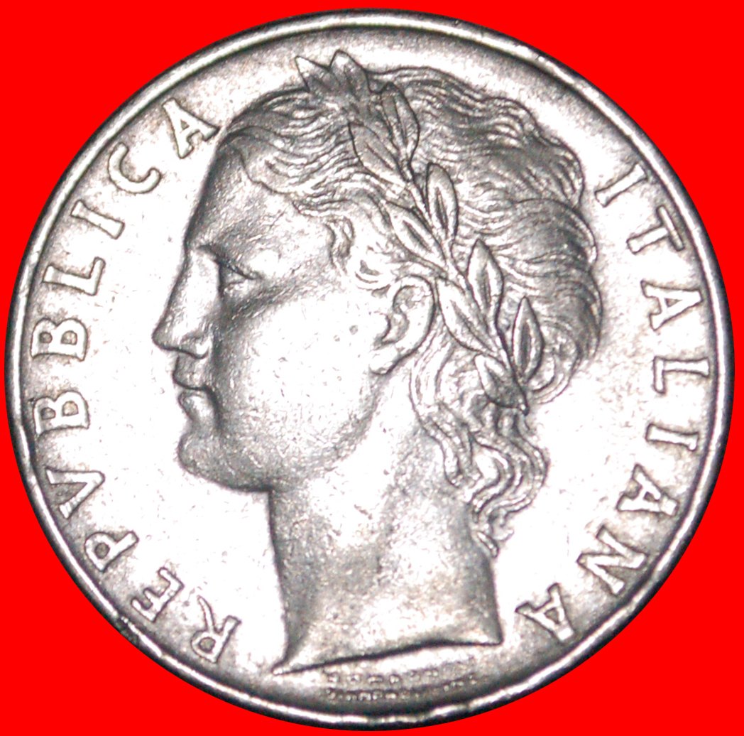  * GÖTTIN MINERVA (1954-1989): ITALIEN ★ 100 LIRE 1955R! OHNE VORBEHALT!   