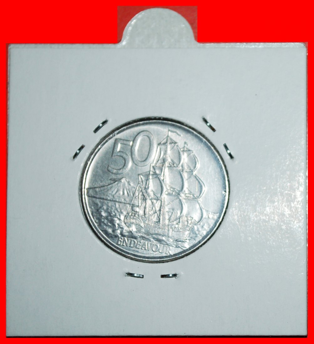 * KANADA (2006-2023): NEUSEELAND★50 CENTS 2006 SCHIFF STG STEMPELGLANZ! IN PACKUNG! OHNE VORBEHALT!