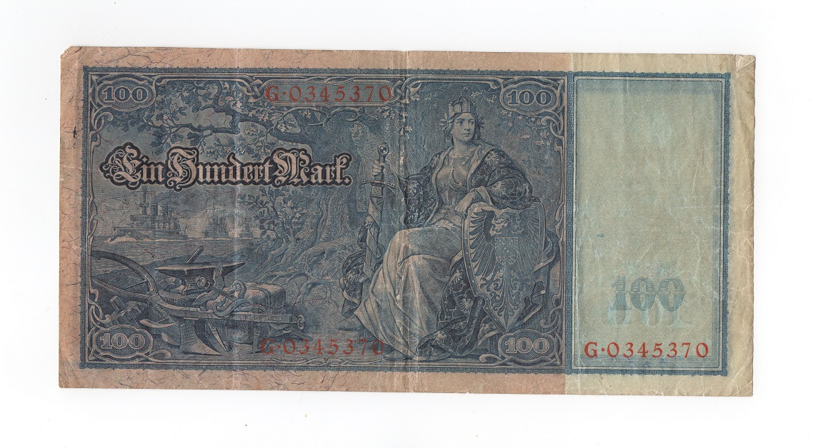  Dt. Reich 100 Mark 1910 - Banknote - Siehe scan   