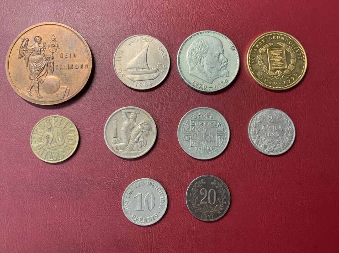  Münzen und Medaillen Lot(4)   