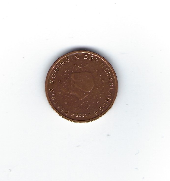  Niederlande 2 Cent 2001   