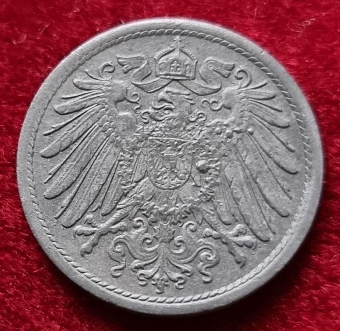 4510(20) 10 Zink-Pfennig (Weimarer Republik) 1921 in ss ........................... von Berlin_coins   