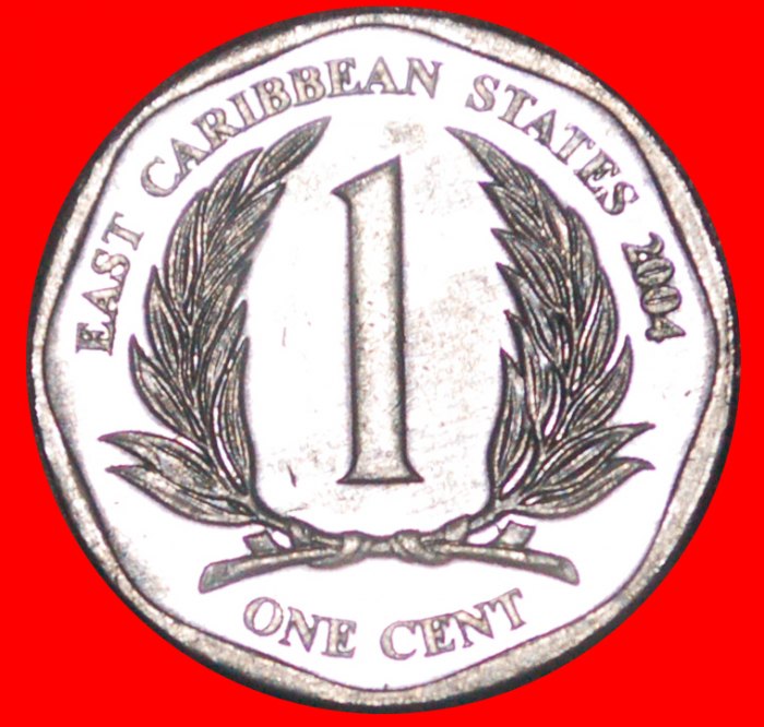 * RUNDEN (2002-2013): OSTKARIBISCHE STAATEN★ 1 CENT 2004! ELISABETH II. (1953-2022)★ OHNE VORBEHALT!