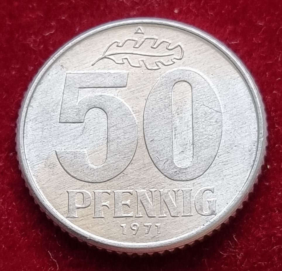  16269(2) 50 Pfennig (DDR) 1971/A in vz ............................................ von Berlin_coins   