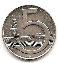  Tschechien 5 Kronen 1993 #58   