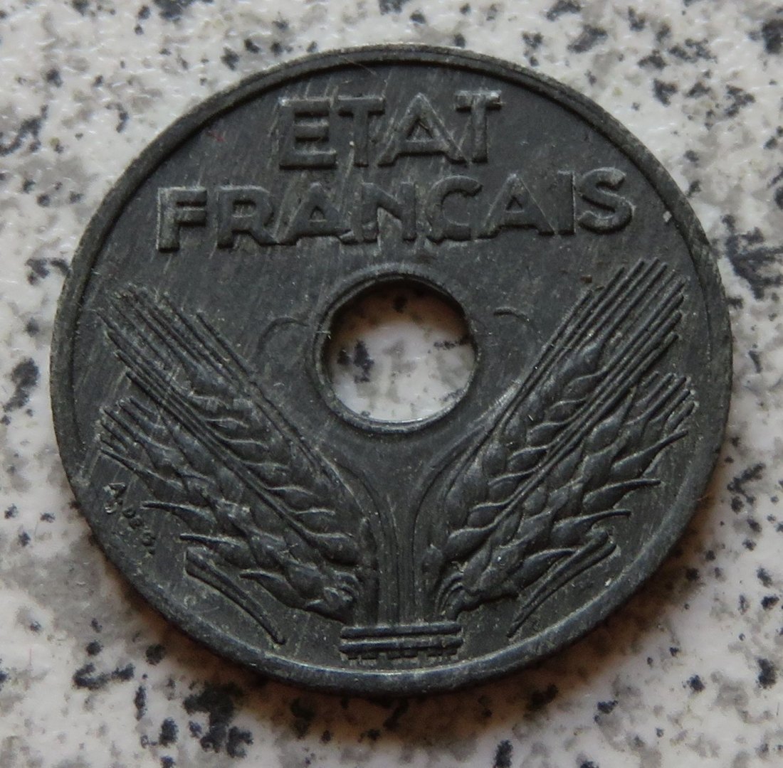  Frankreich 20 Centimes 1941   