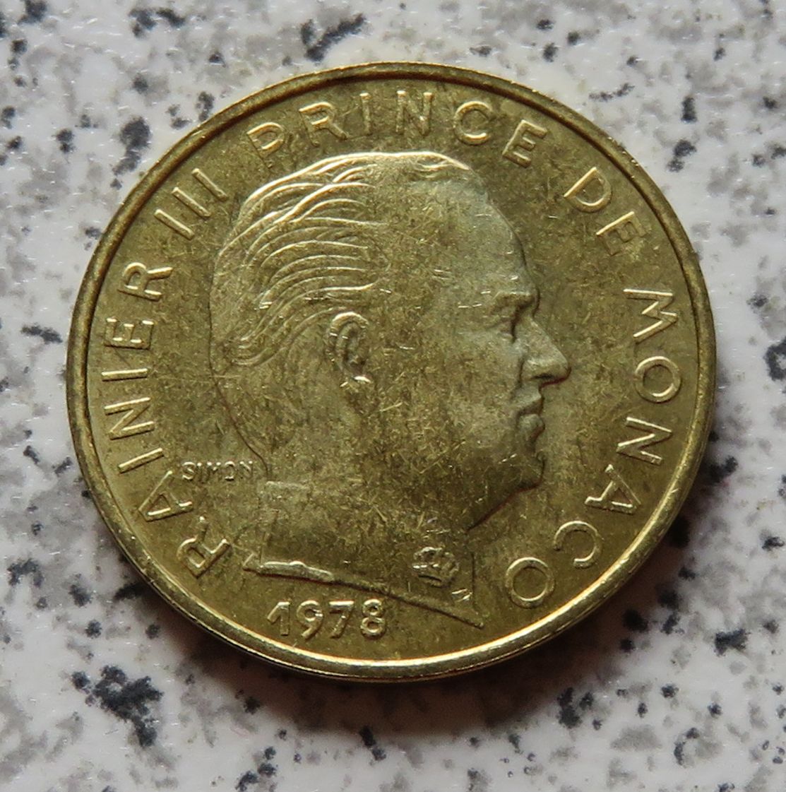  Monaco 10 Centimes 1978   