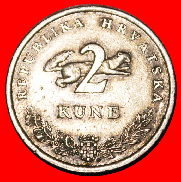  * FISCH (1993-2021): KROATIEN ★ 2 KUNA 1995. NICHT FAO! OHNE VORBEHALT!   