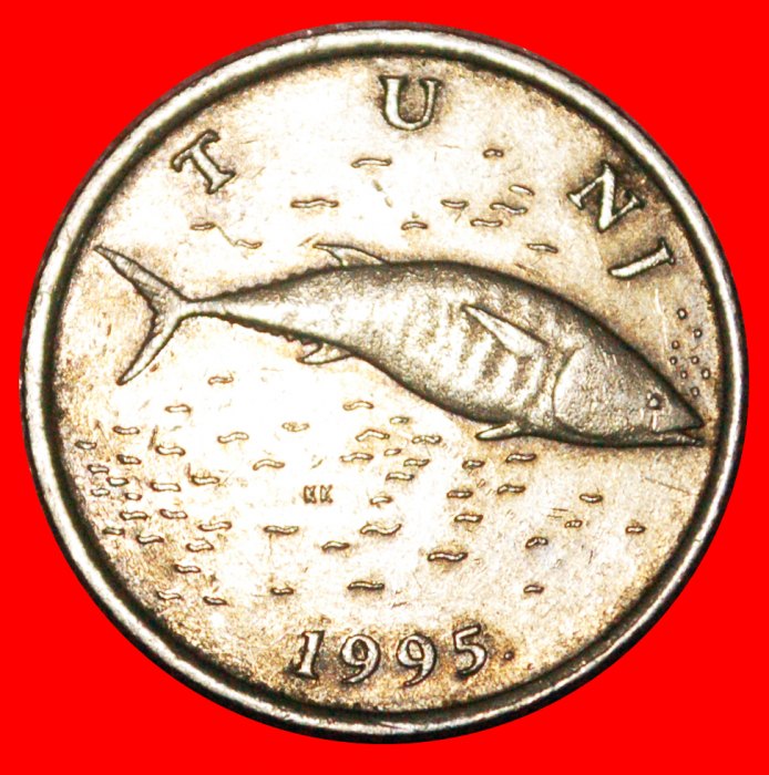  * FISH (1993-2021): CROATIA ★ 2 KUNA 1995. NOT FAO! LOW START★ NO RESERVE!   