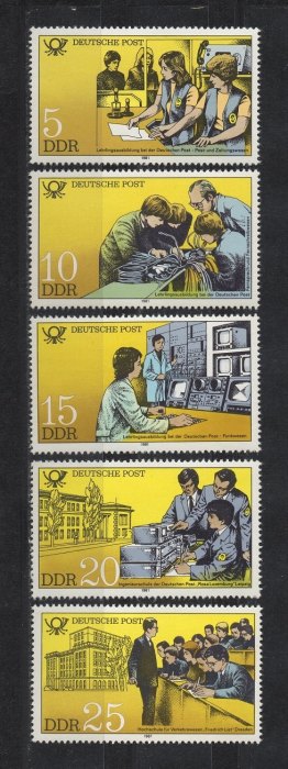  DDR 1981 Mi. 2583-2587 Kompl.Satz **Postfrisch   