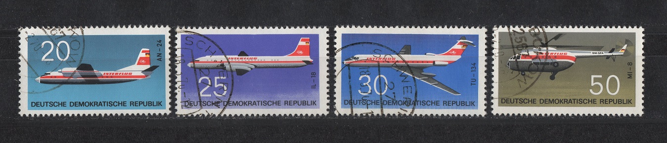  DDR 1969 Mi 1524-1527 Kompl.Satz **Postfrisch- gestempelt   