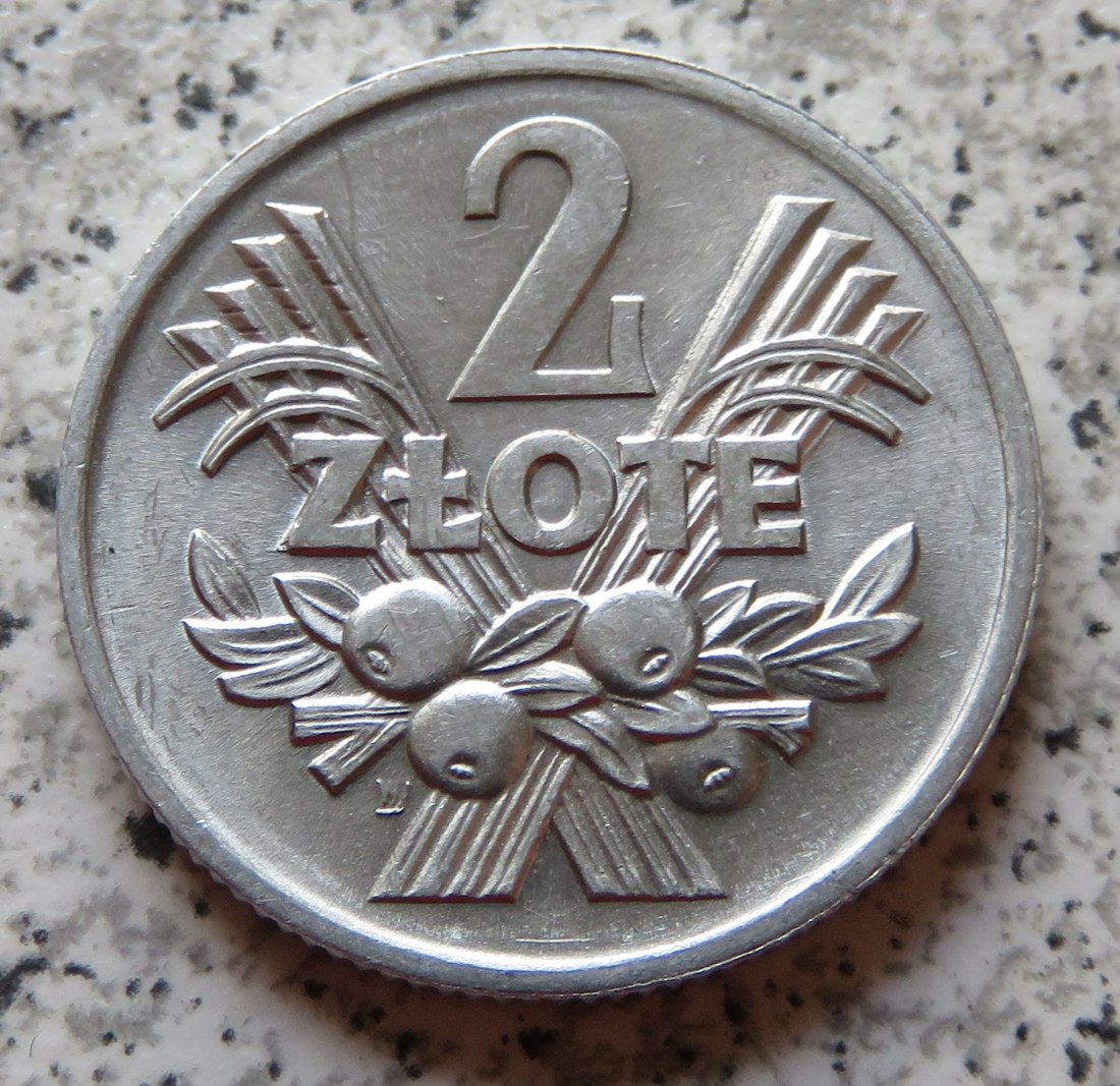  Polen 2 Zloty 1974   