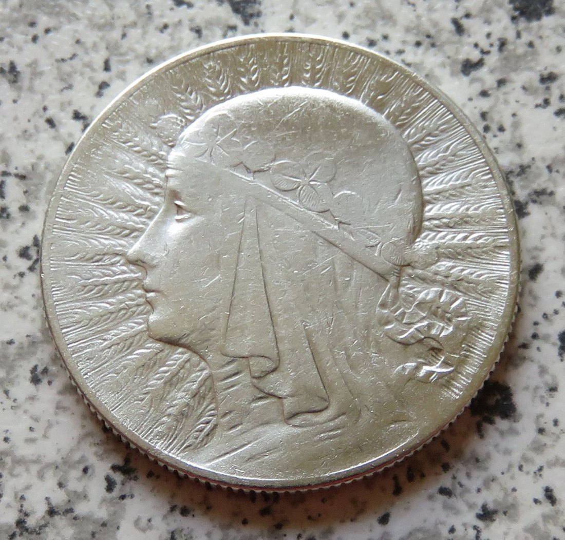 Polen 5 Zloty 1933   