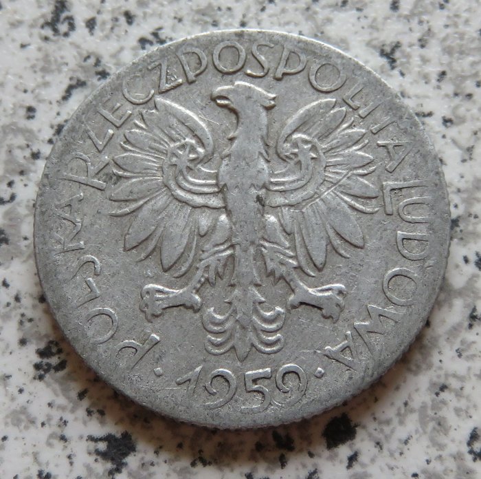 Polen 5 Zloty 1959   