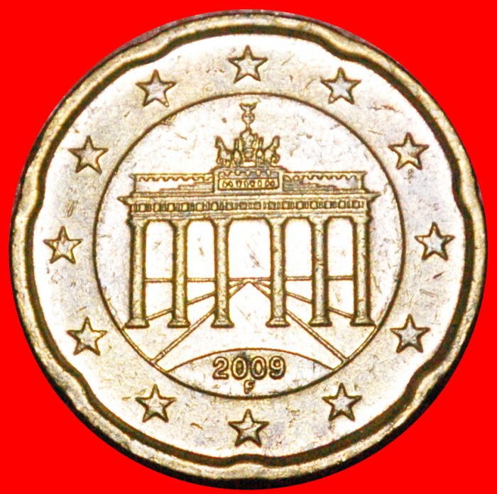  * SPANISH ROSE (2007-2023): GERMANY ★ 20 EURO CENTS 2009F NORDIC GOLD! LOW START ★ NO RESERVE!   