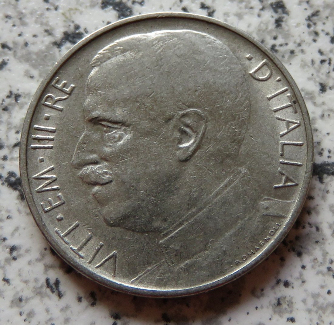  Italien 50 Centesimi 1920, glatter Rand   