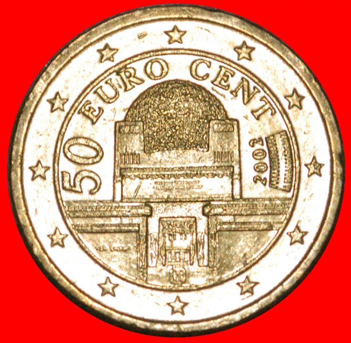  * NORDIC GOLD (2002-2007): AUSTRIA ★ 50 EURO CENTS 2002 SECESSION! LOW START ★ NO RESERVE!   