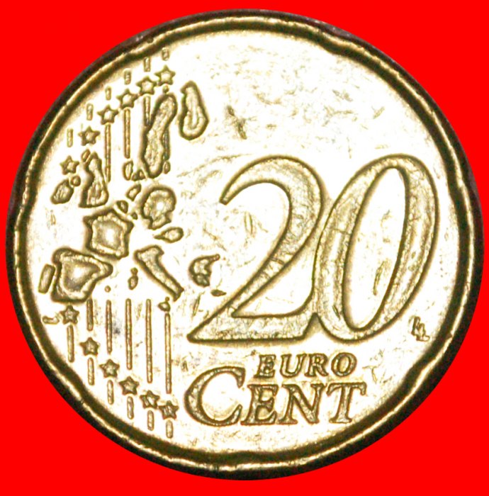 * ALBERT II. (1993-2013): BELGIEN ★ 20 EURO CENTS 2000 NORDISCHES GOLD (1999-2006)! OHNE VORBEHALT!   
